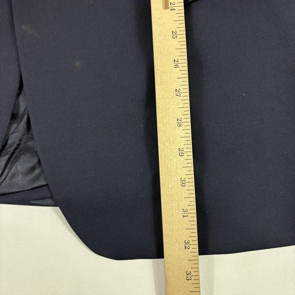 Vintage POLO University‎ Club Gold Button Blazer Mens 44R Navy Ralph Lauren USA